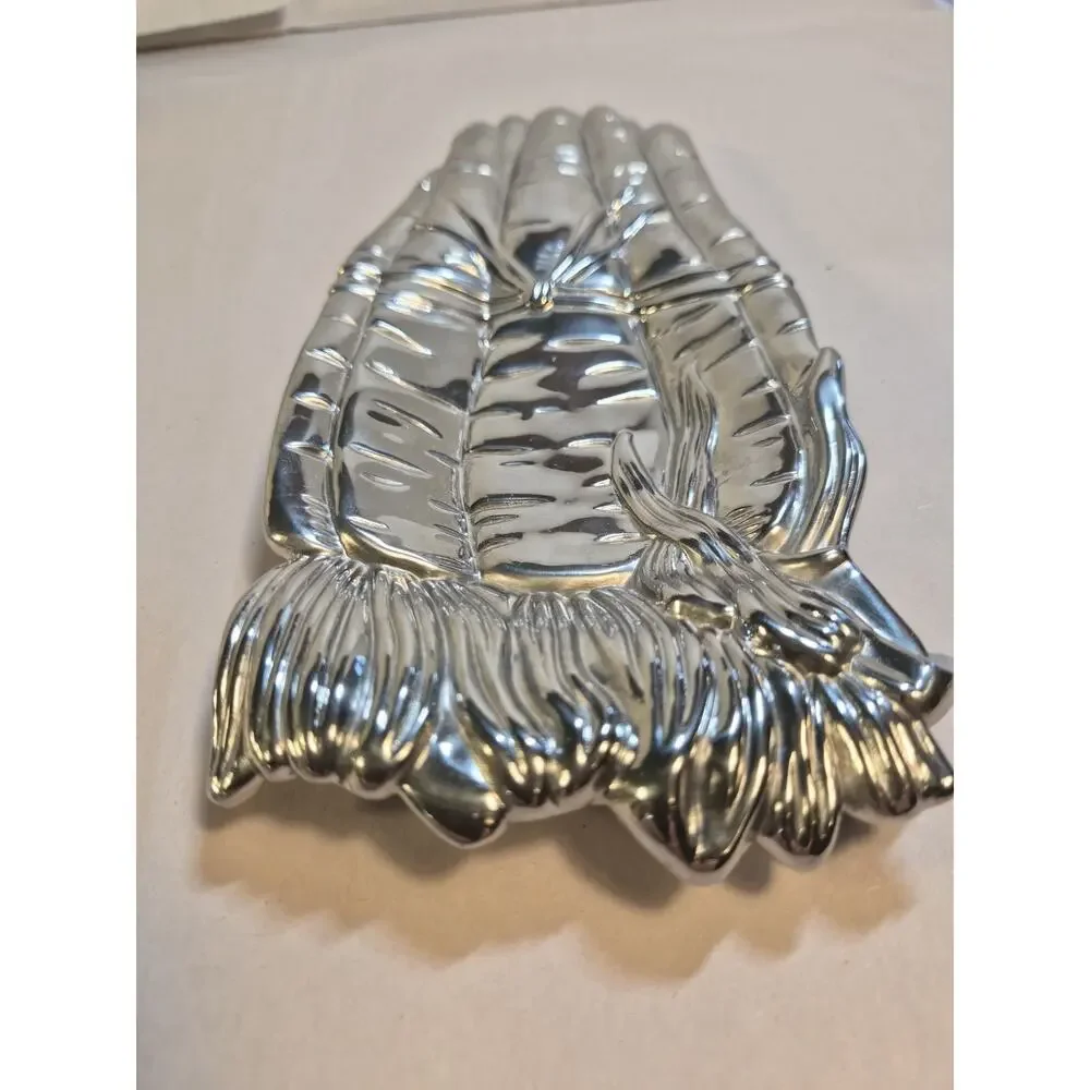 Vintage Fitz and Floyd Pewter Carrot Spoon Rest 9